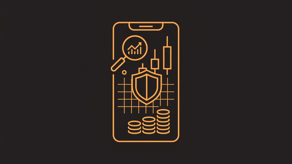 Mobile phone displaying investment portfolio screen for P2P lending platform