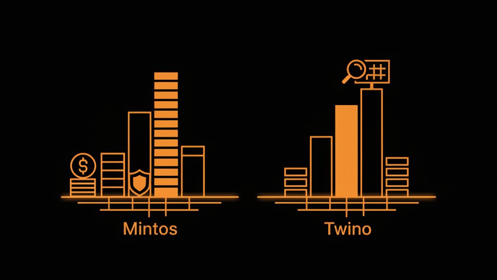 Comparison of Mintos and Twino P2P lending platforms showing regulatory licences and loan types